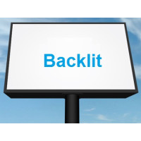 Печать на баннере Backlite (баклит - баннер на просвет) за м2